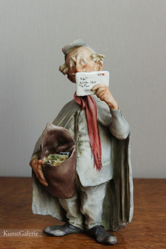 Почтальон, Giuseppe Cappe, Capodimonte, статуэтка