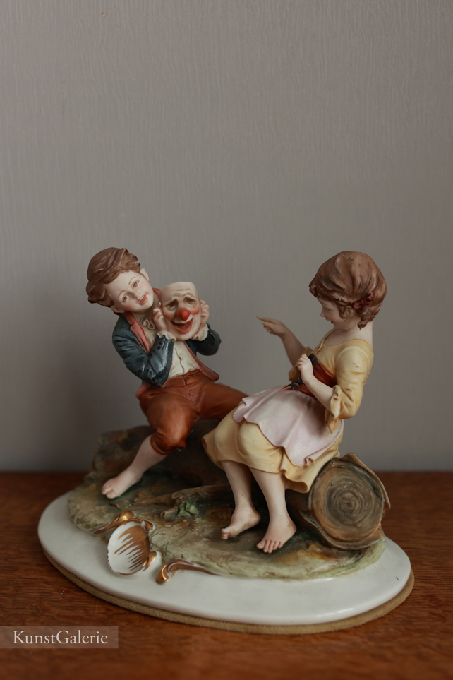 Детские забавы, Bruno Merli, Capodimonte, статуэтка