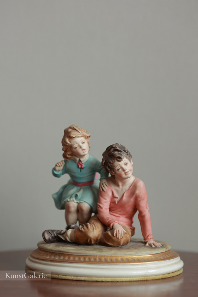 Внимательные детишки, Bruno Merli, Capodimonte, статуэтка