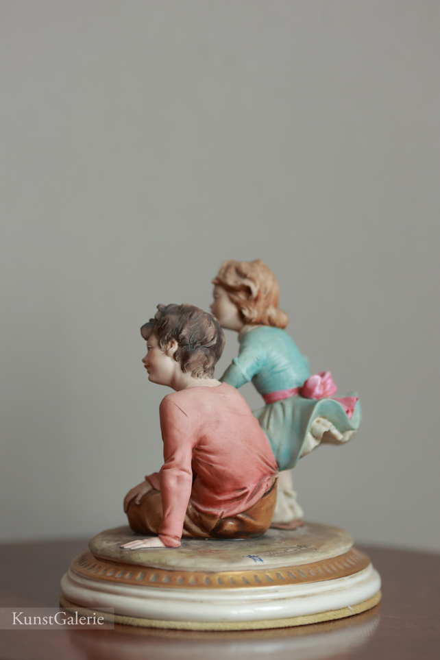Внимательные детишки, Bruno Merli, Capodimonte, статуэтка