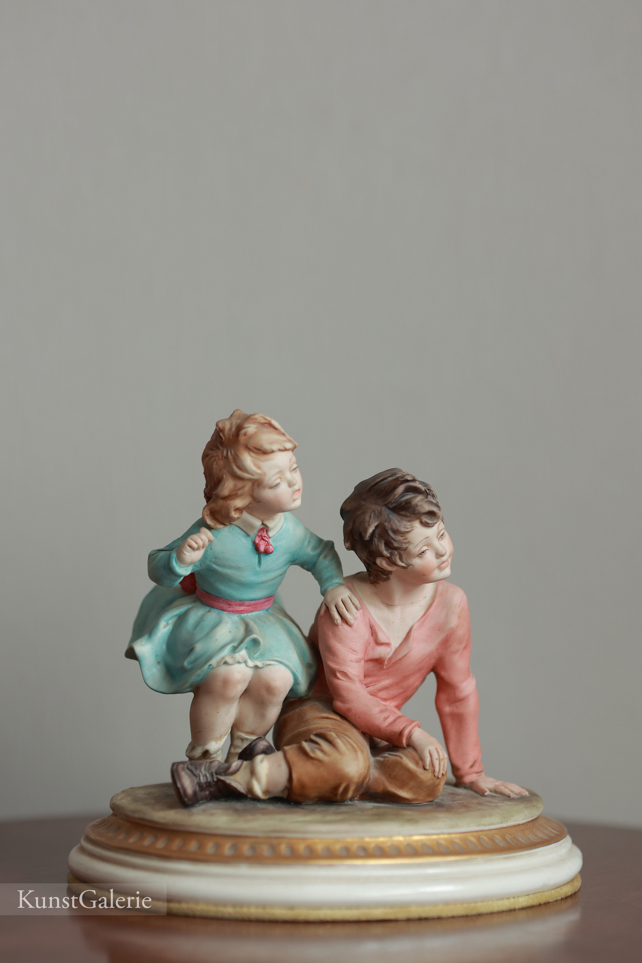 Внимательные детишки, Bruno Merli, Capodimonte, статуэтка