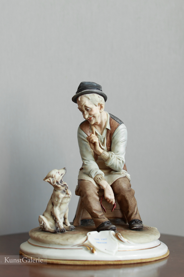 Два друга, Bruno Merli, Каподимонте, фарфоровые статуэтки. KunstGalerie