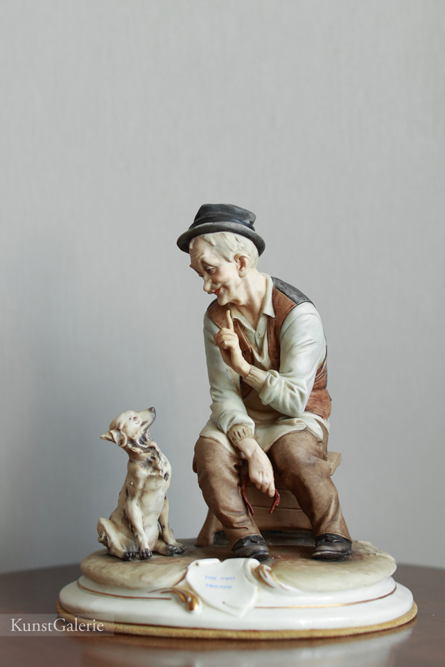 Два друга, Bruno Merli, Capodimonte, статуэтка