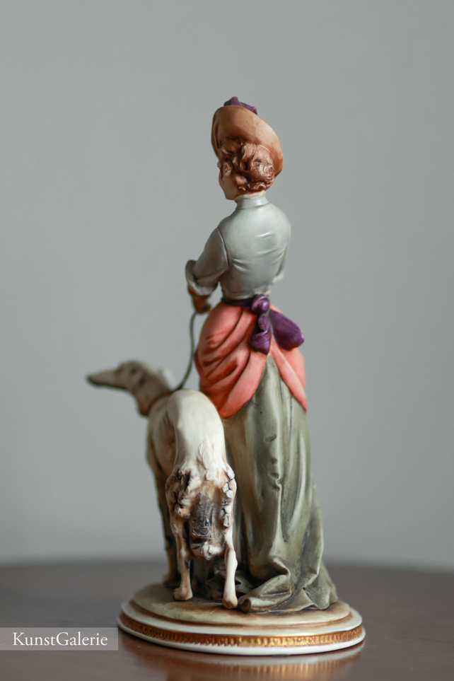 Леди с борзой, Bruno Merli, Capodimonte, статуэтка