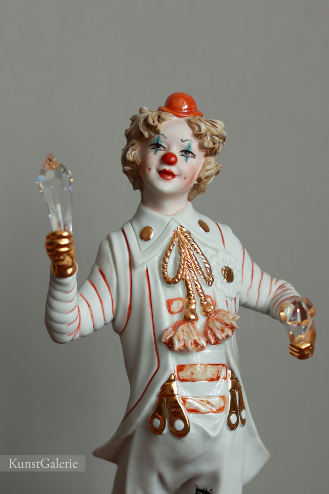 Клоун жонглер, Vittorio Sabadin, Capodimonte, статуэтка