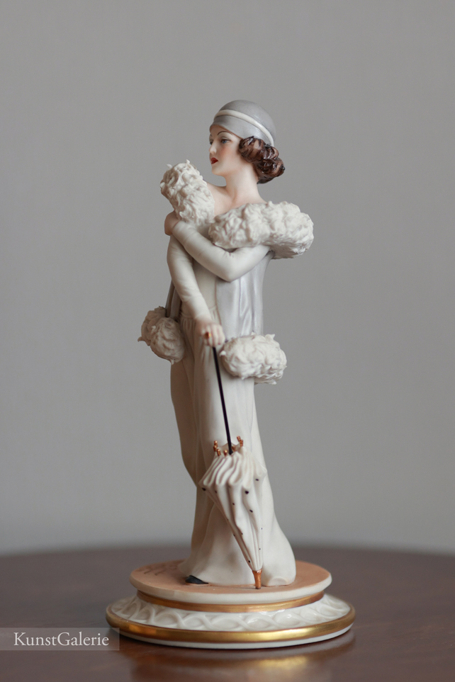 Леди с зонтом, Sandro Maggioni, Capodimonte, статуэтка