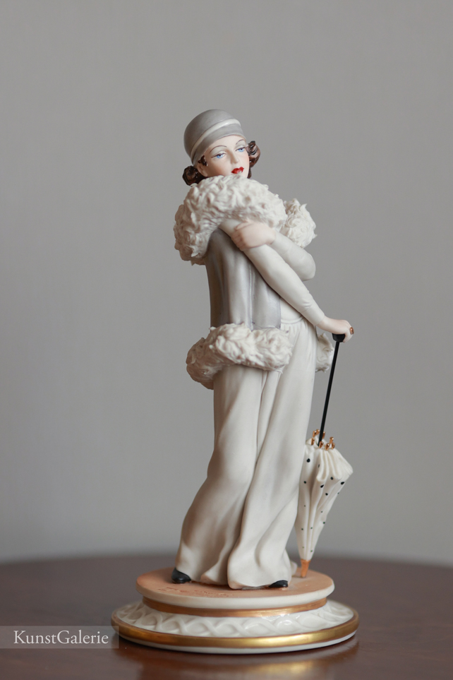 Леди с зонтом, Sandro Maggioni, Capodimonte, статуэтка