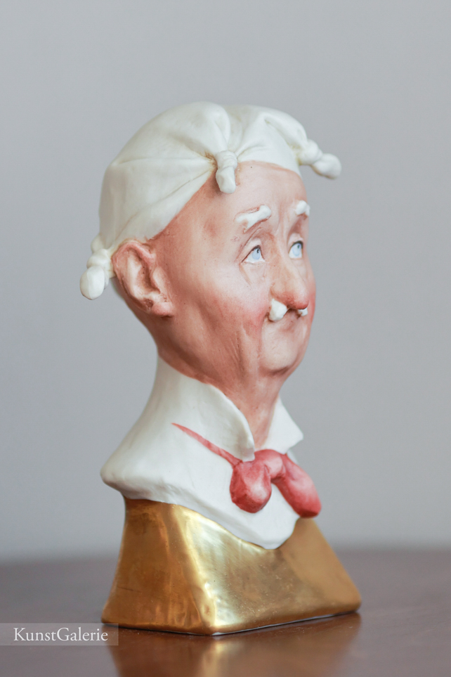 Бюст дедушки, Capodimonte, статуэтка
