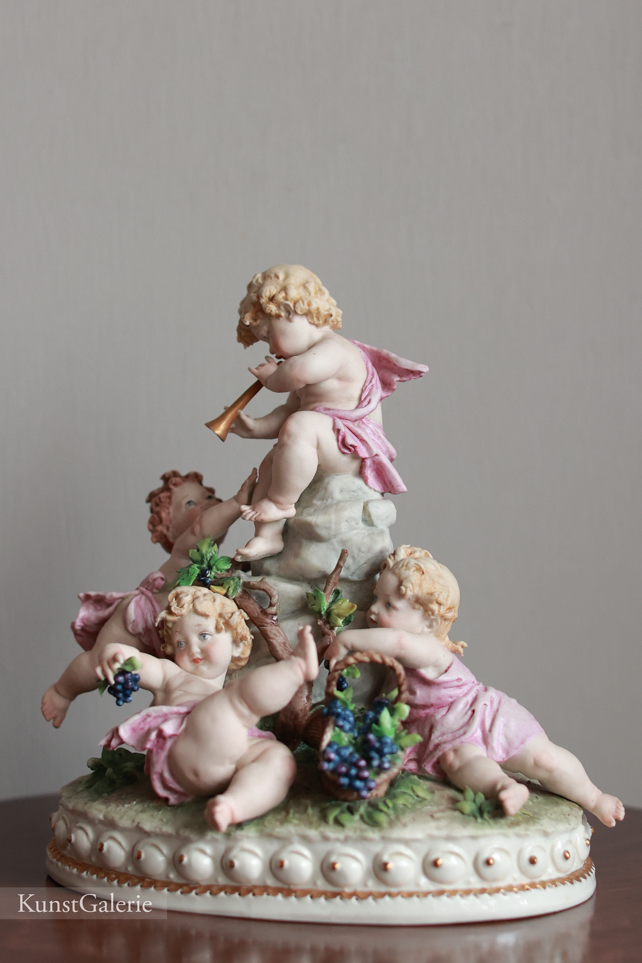 Сбор винограда, Capodimonte, статуэтка