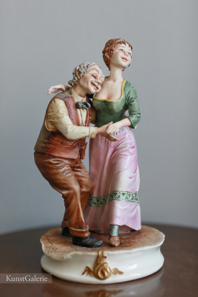 Танцующая пара Divine, Mario Alparone, Capodimonte, статуэтка