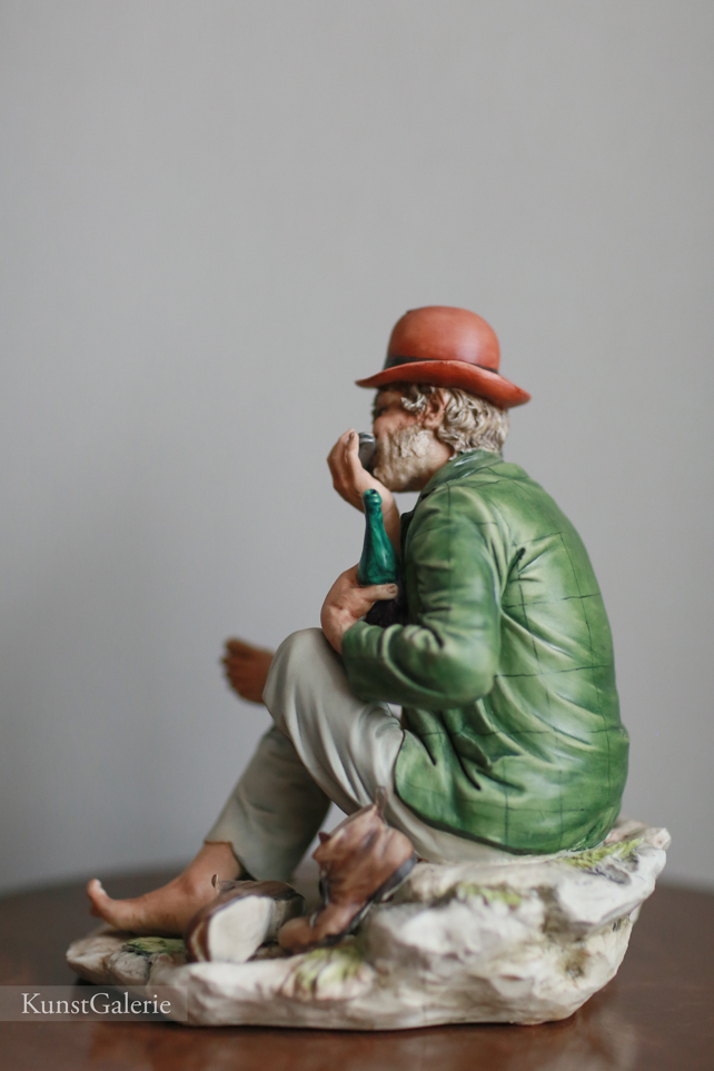 Бродяга с губной гармошкой, Sandro Maggioni, Capodimonte, статуэтка