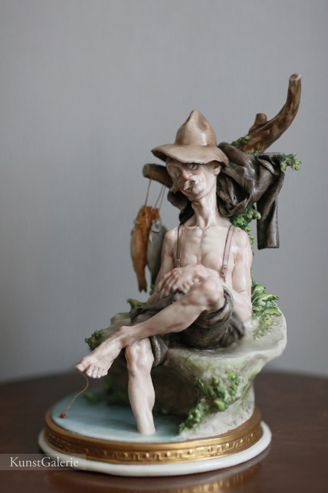 Спящий рыбак, Capodimonte, статуэтка