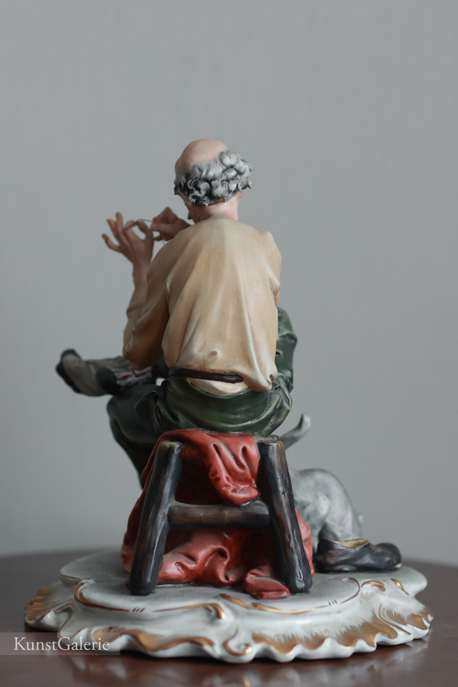 Мужчина с котом, Tyche Tosca, Capodimonte, статуэтка