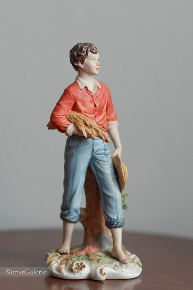 Мальчик с колосьями, Sandro Maggioni, Каподимонте, статуэтка