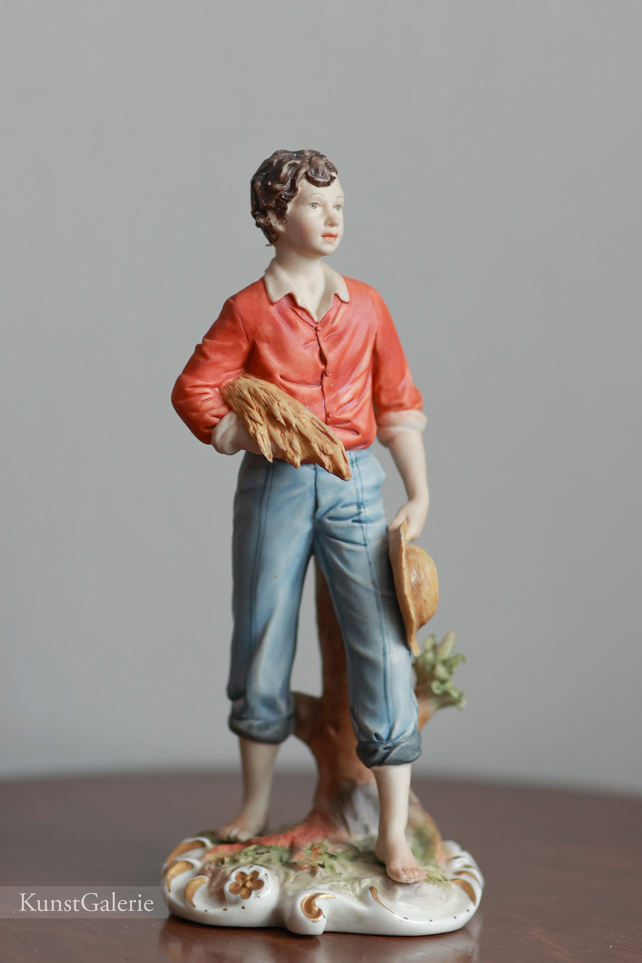 Мальчик с колосьями, Sandro Maggioni, Capodimonte, статуэтка