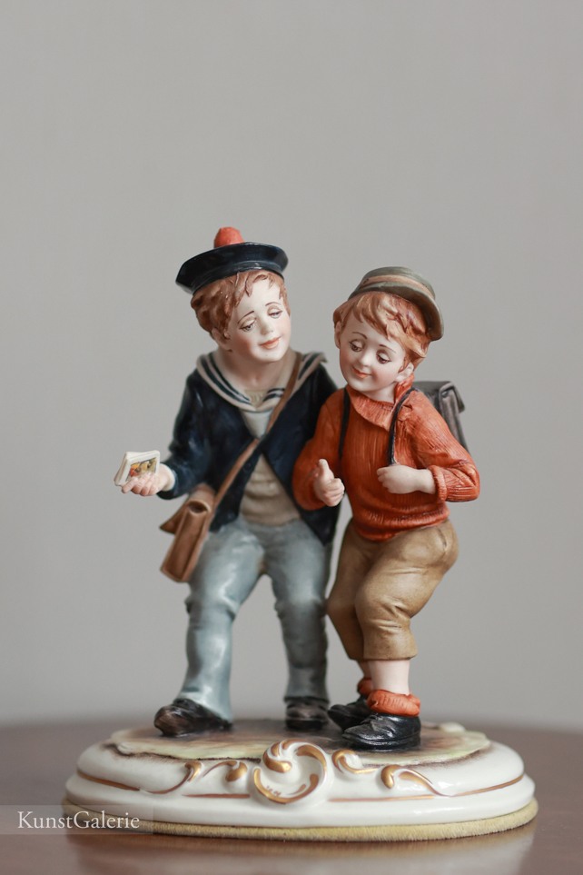 По дороге в школу, Bruno Merli, Capodimonte, статуэтка