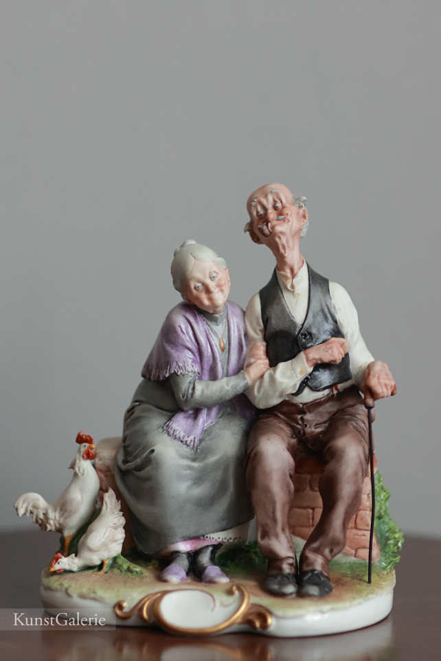 Бабуля и дедуля, Giuseppe Cappe, Capodimonte, статуэтка