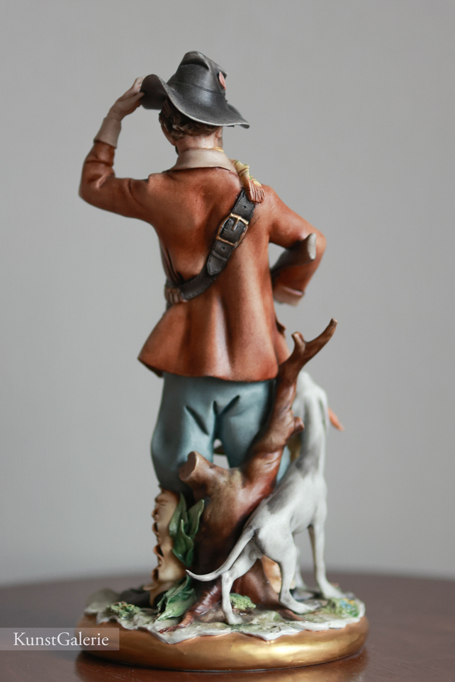 Охотник и собака с дичью, Ipa, Capodimonte, статуэтка