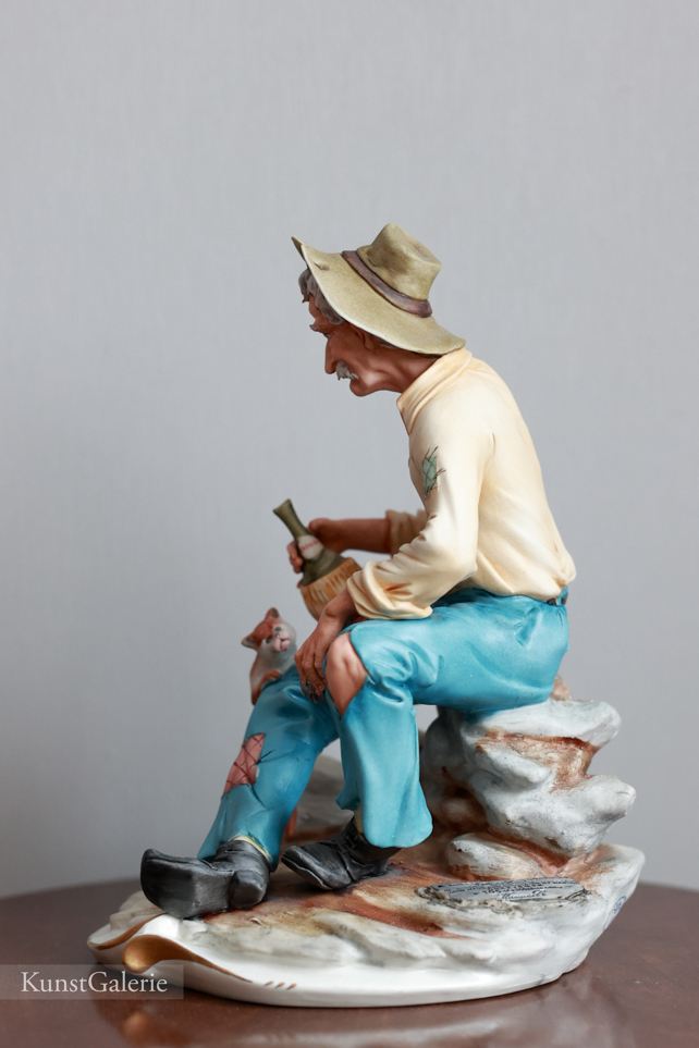 Бродяга с котом, Vincenzo, Capodimonte, статуэтка
