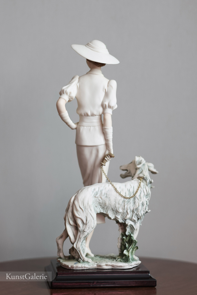 Наташа с борзой, Giuseppe Armani, Florence, статуэтка