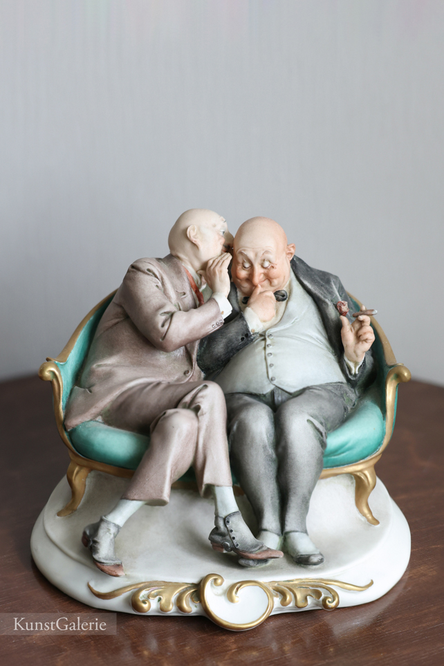 Сплетники, Giuseppe Cappe, Capodimonte, фарфоровая статуэтка. KunstGalerie