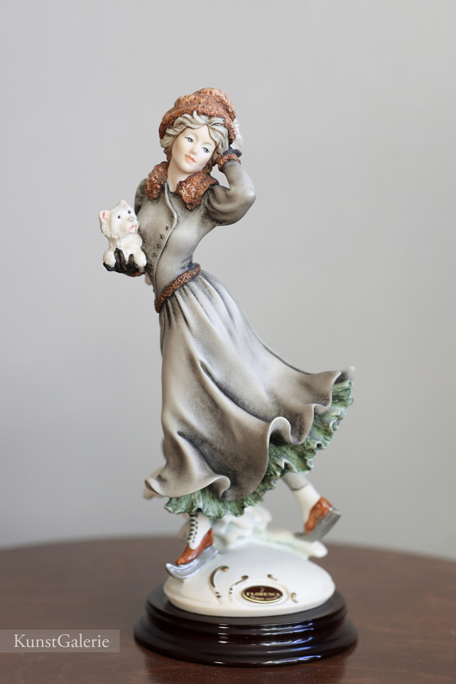 Зимняя забава, Джузеппе Армани, Флоренс, Каподимонте, статуэтка, KunstGalerie.ru
