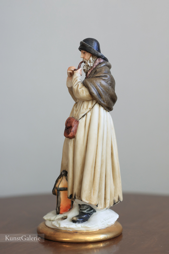 Фонарщик, Luciano Cazzola, Capodimonte, статуэтка