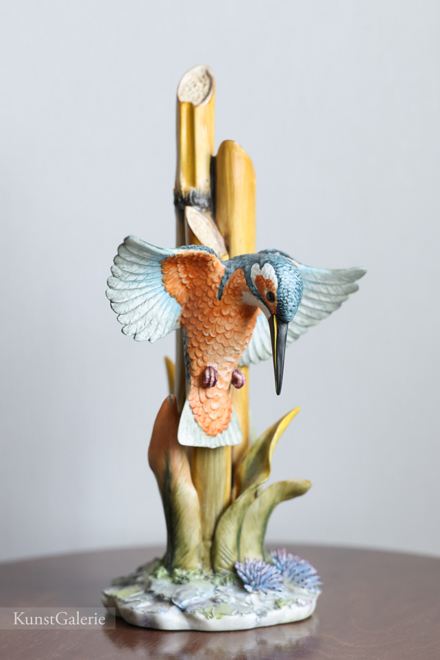 Зимородок, Cesare Villari, Capodimonte, статуэтка
