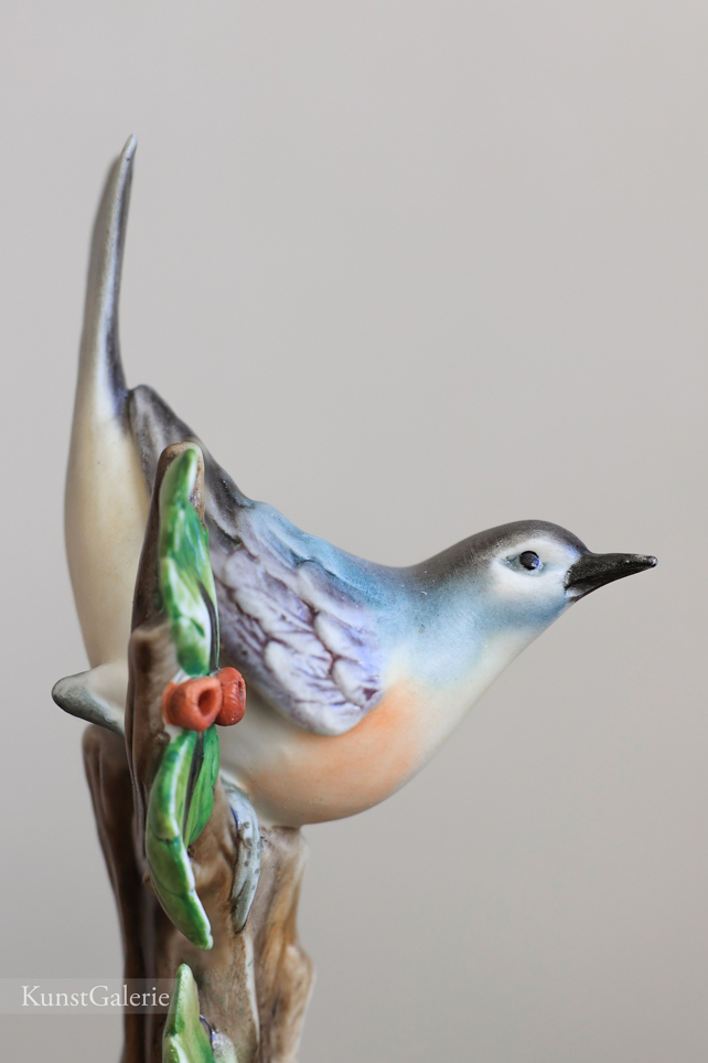 Синяя птичка, Franco, Capodimonte, статуэтка