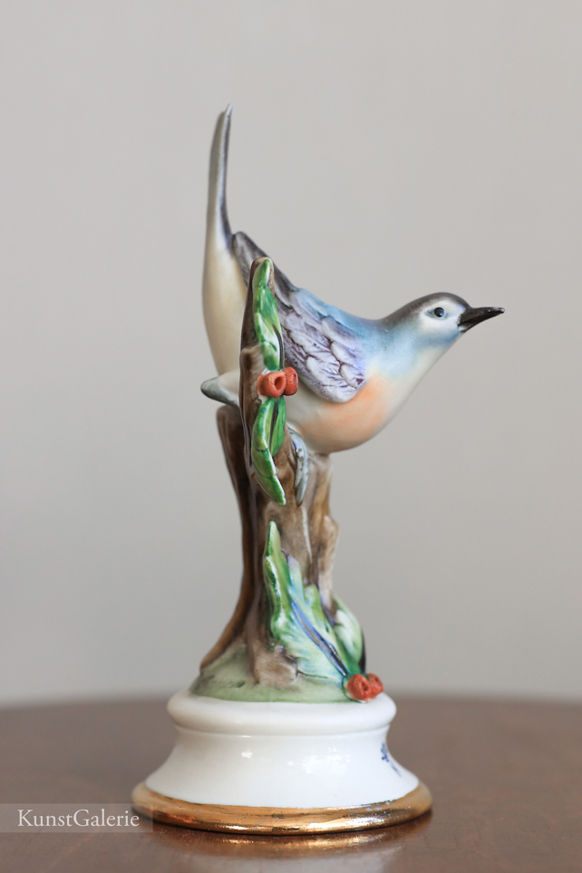 Синяя птичка, Franco, Capodimonte, статуэтка