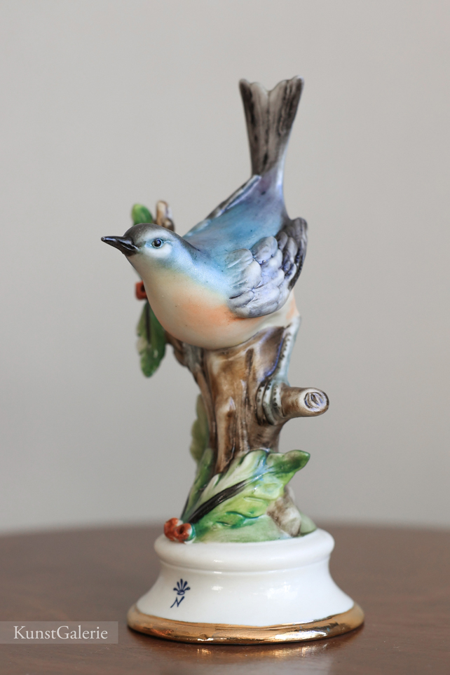 Синяя птичка, Franco, Capodimonte, статуэтка
