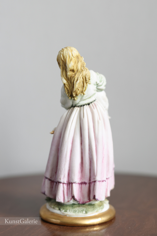 Девушка с гусями, Luciano Cazzola, Capodimonte, статуэтка